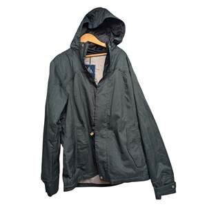 Burton DryRide Snowboad Ski Jacket Green Crosshatch Pattern Insulated Women's XL